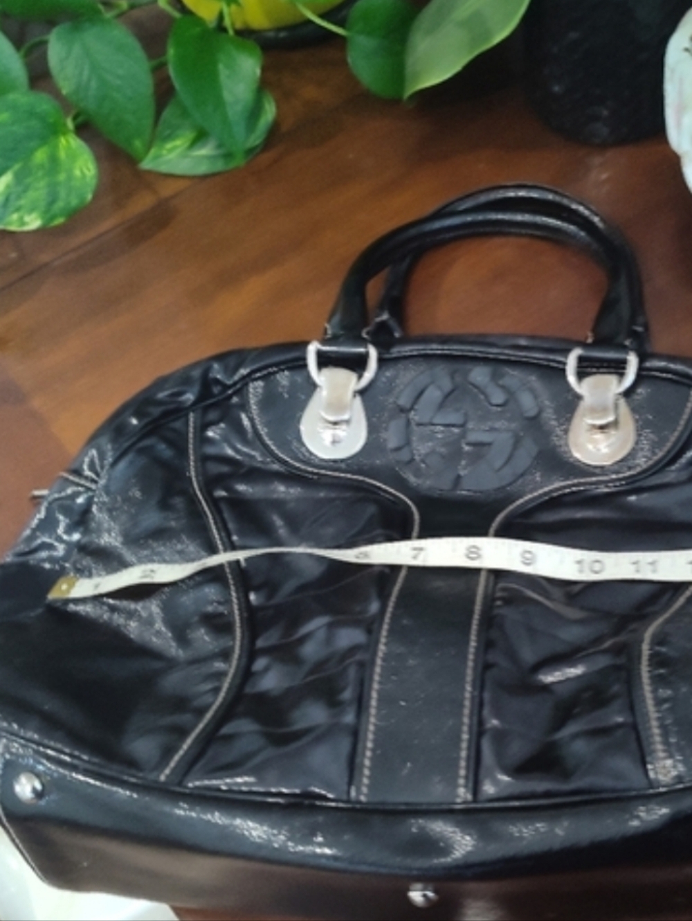 Authentic Gucci Patent Leather Bag